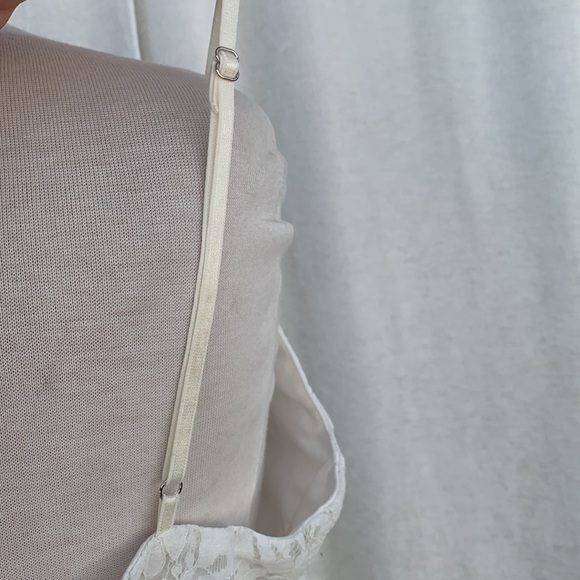 ASTR the Label White Spaghetti Strap Lace Dress - Picture 14 of 15